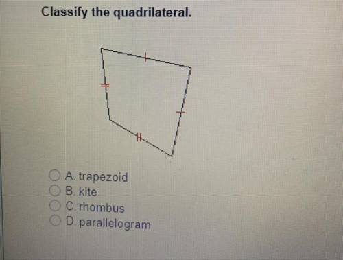 Classify the quadrilateral.