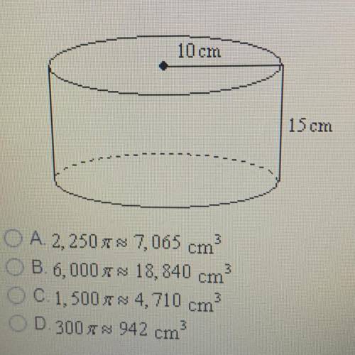 Question 21
Find the volume.