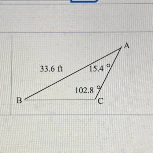 What is side A??
Angle B is 61.8° if that helps
Trig ch.7.1