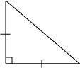 The following triangle is and

isosceles
scalene
equilateral
——————
right
acute
obtuse