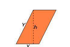If X = 13 units, Y = 15 units, and h = 11 units, what is the area of the parallelogram shown above?
