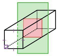 Choose the best description of the cross section shown in each image.

Image 1- the answer could b