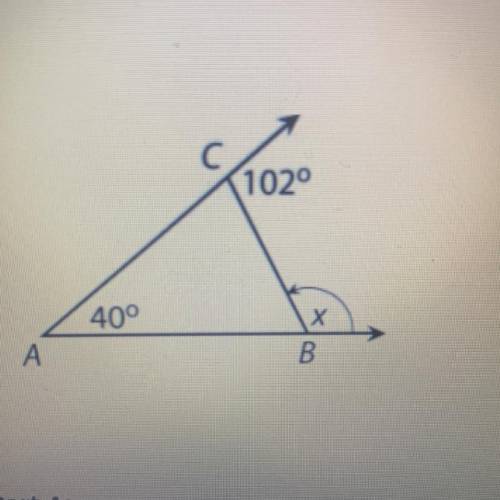 What is angle X? 
And pls explain