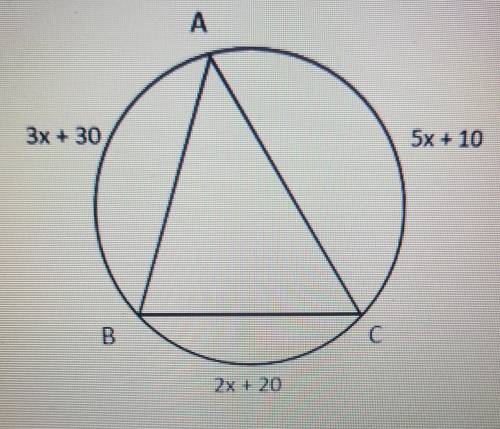 A. Find x. The figure is not drawn to scale

b. Is the triangle equilateral, isosceles, or scalene