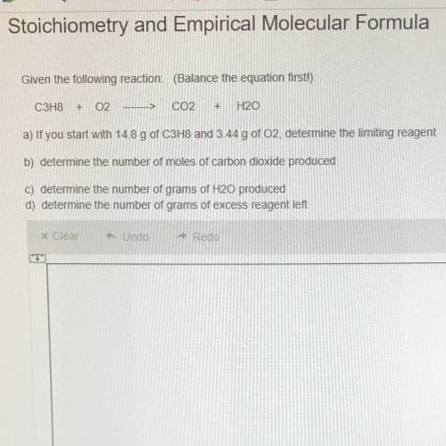 Need some help with stoichiometry