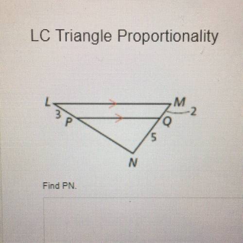 Find pn triangle proportionality! ASAP please. ￼❤️