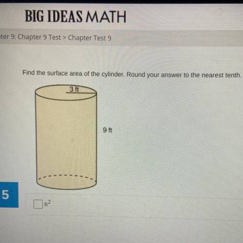 Find surface area of the cylinder pls help with explaining