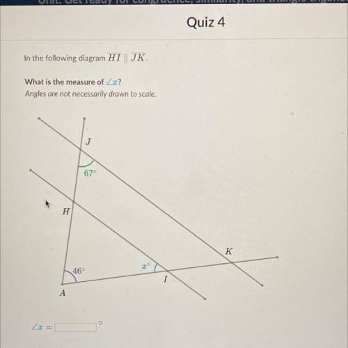 HELP PLS WILL GIVE 20 POINTS

In the following diagram HI || JK.
What is the measure of Zx?
Angles