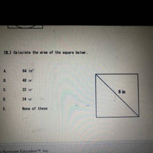 What is the area and perimeter of square