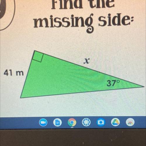 Find the missing side