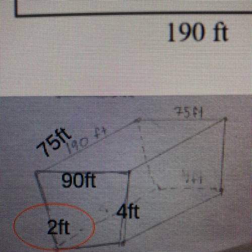 What is the volume of this trapezoidal prism? Ignore the stuff written in pencil, it is incorrect