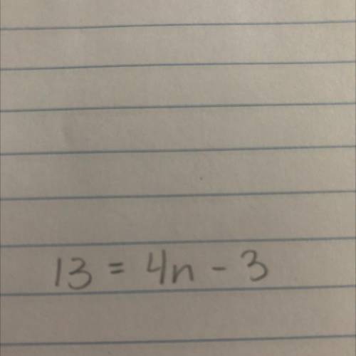How do i solve this equation again?? its y=mx+b