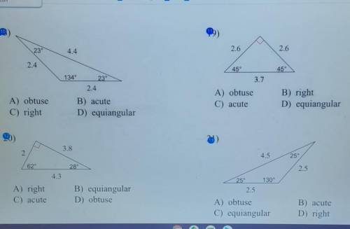 Can someone please help meClassifying/Constructing Triangles​