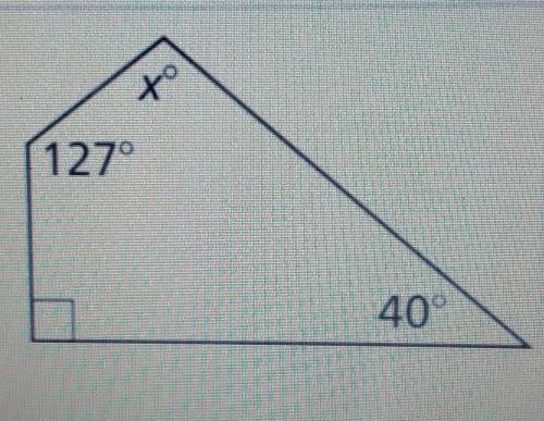 Find the value of x? please I really need help ​