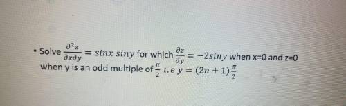 By taking Direct Integral, solve the equation given below