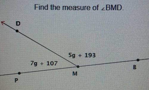 Find the measure of <BMD​