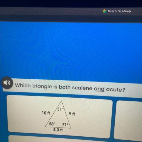 Which triangle is both scalone and acuto?