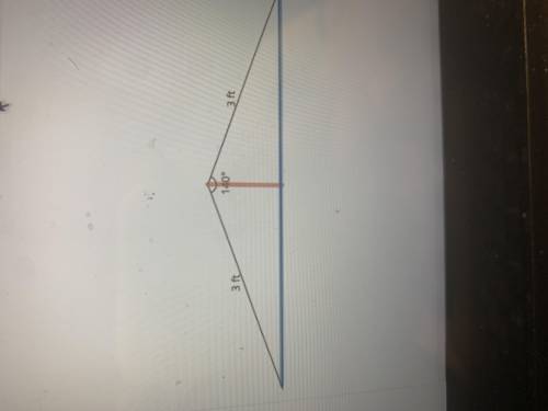 Please help! I need to find the area of the triangle.