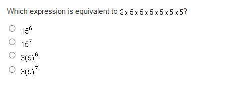 Which expression is equivalent to 3x5x5x5x5x5x5?