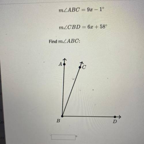 Help please! find m/ABC this is on khan academy