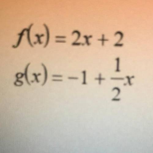 Determine if they are inverses or not