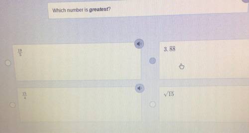 Which number is greatest ?