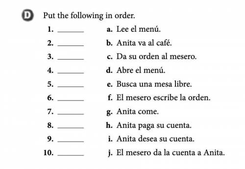 Please help me with Spanish