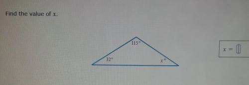 1. Find the value of X (In the picture) (giving points to best answer/brainlest)​