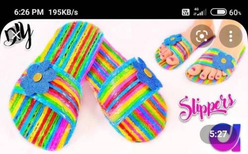 How to make slippers or sandals with carton or straw board​
