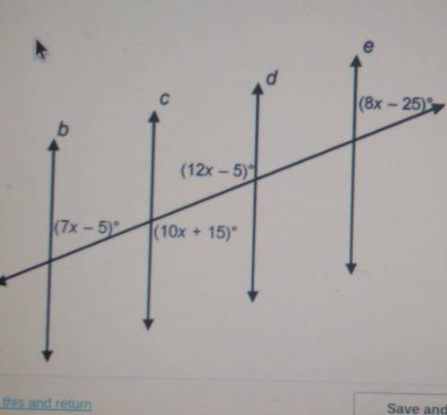 If x = 10, which lines are parallel? Check all that apply.

pls someone help me who ever answers w