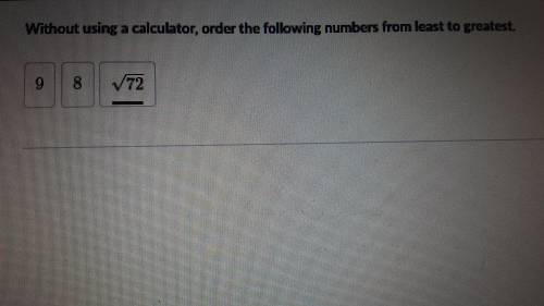 Order the following numbers from least to greatest. U can use a calculator. NO LINKS