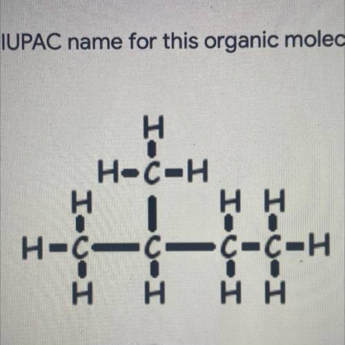 What is the IUPAC name for this organic molecule?