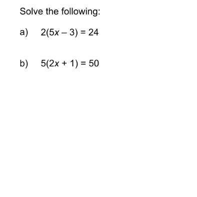 Anyone know how to solve please :)