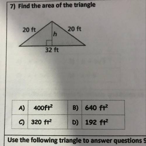 Can anyone help me with this problem ? I would appreciate it a lot !

-
Find the area of the trian
