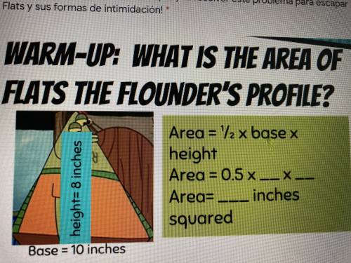 What is the area of flats the flounders profile