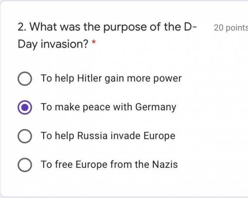 Someone help what was the purpose of the D- Day invasion??