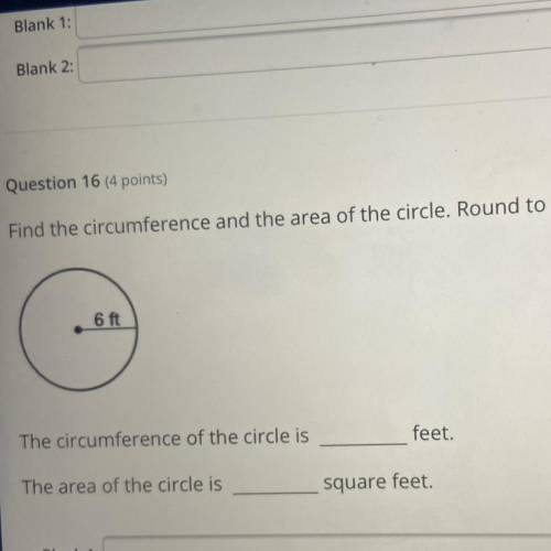 Help find the circumstance and area
