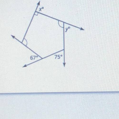 Consider the polygon shown. Determine the value of y.
