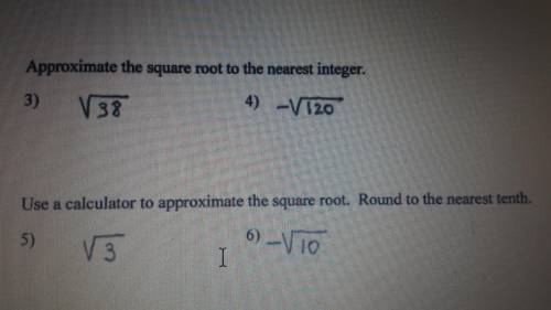 Square roots need answer asap. NO LINKS