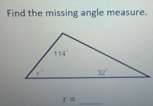 Find The Missing Angle Measure A. 34 B. 90C. 6D. 23please help me with this ​