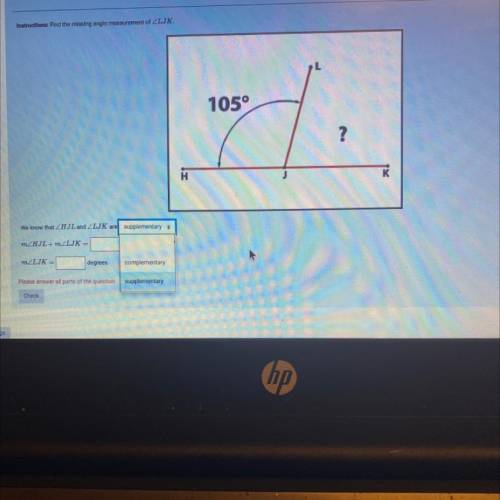 Solve for the missing angle measurement ?