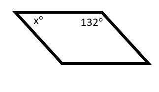 Find the value of x in The parallelogram.