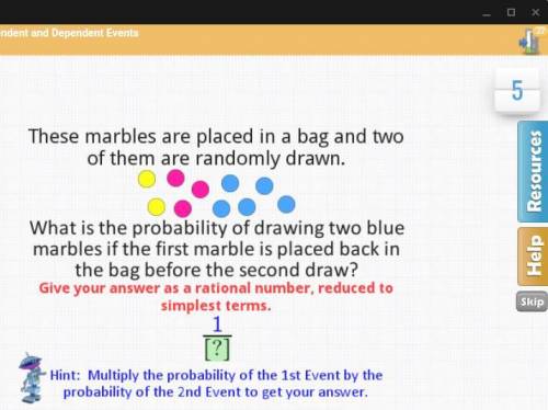 these marbles are placed in a bag and two of them are randomly drawn. what is the probability of dr
