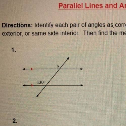 Parrel lines and angles how do I do this one