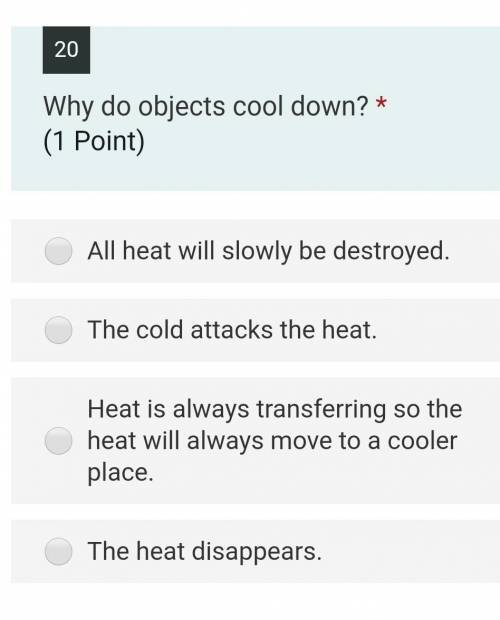 Why do objects cool down​