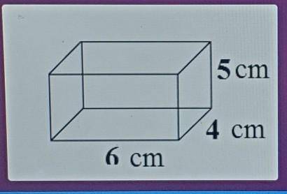 Find the surface area of this figure.​
