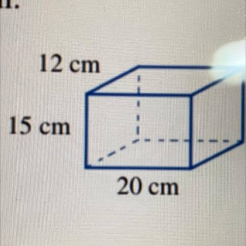 What’s the surface area and the formula for it?
