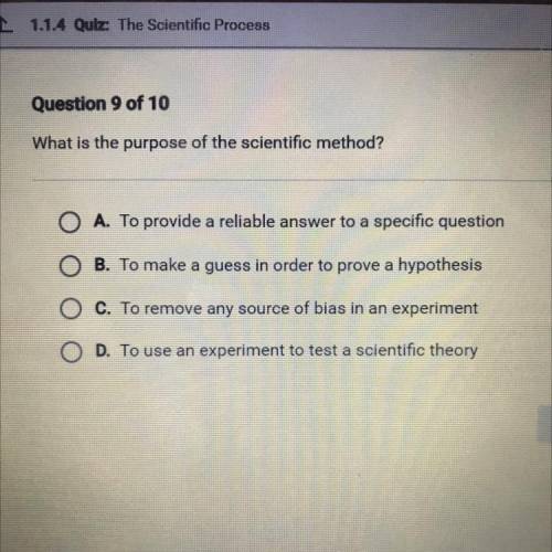 What is the purpose of the scientific method