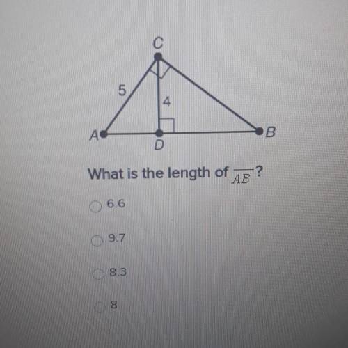 What is the length of AB​
