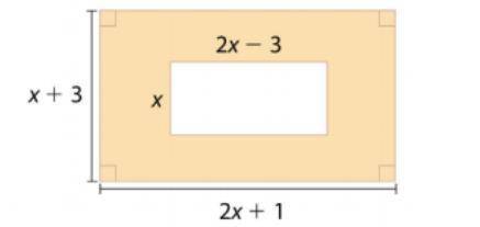 ¿Cuál es la expresión algebraica que representa el área sombreada en la siguiente figura?